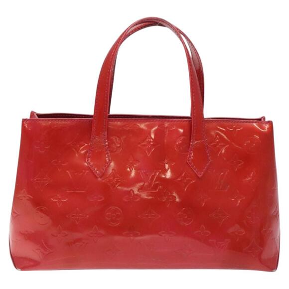 LOUIS VUITTON Monogram Vernis Wilshire PM Hand Bag Rose Pop M93643 - Picture 3 of 12